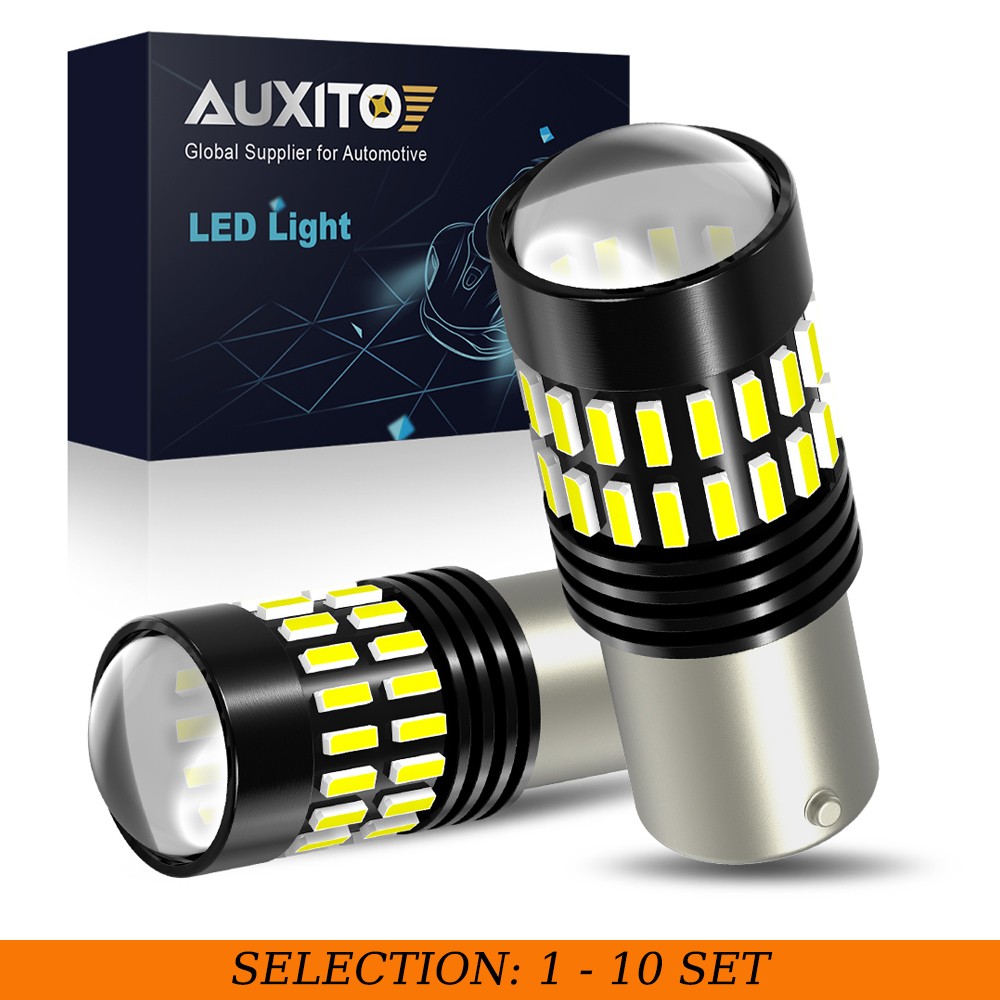 2-20X White 1156/7506 LED Reverse Parking Turn Signal Backup Light Bulb 4014SMD