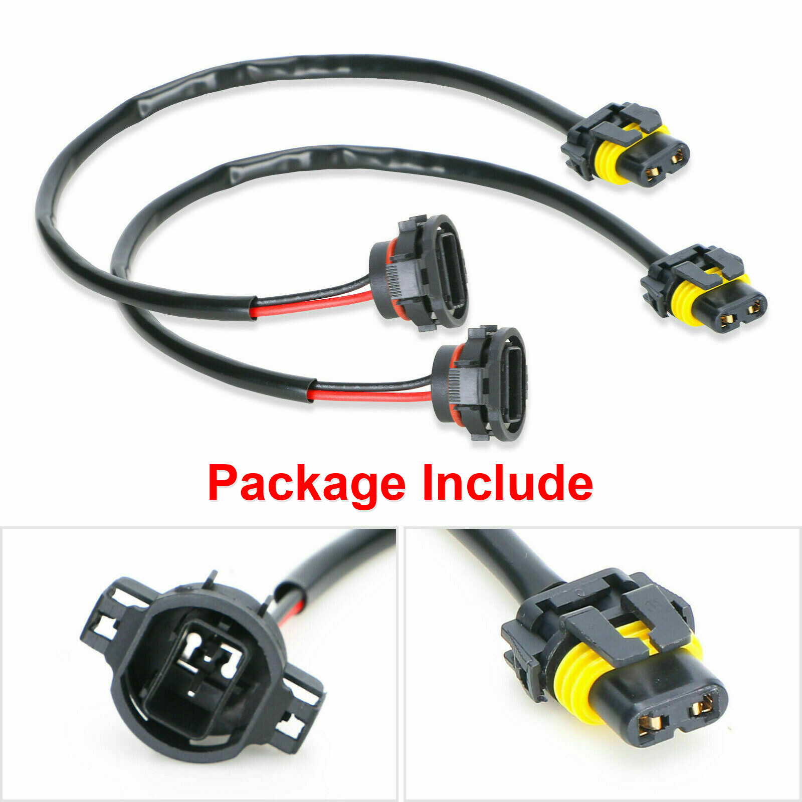 Pair 4″ inch Round LED Fog Lights Driving Lamps for Jeep Wrangler JK TJ LJ JL JT