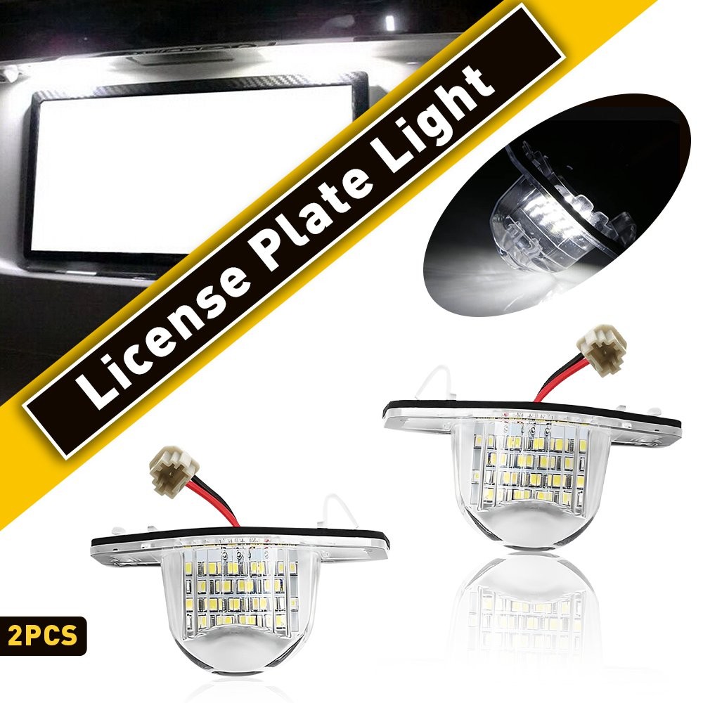 2 PCS License Plate LED Assembly Light For Honda Coupe Civic 2012 2013 2014 2015