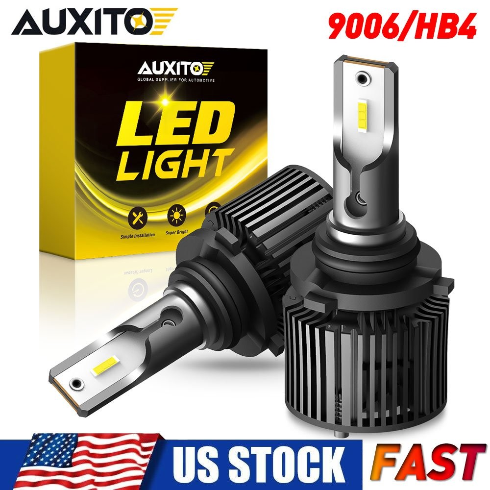 2X 9006 HB4 LED Headlight Bulbs Bright High Low Beam White Error Free 6000K 48W