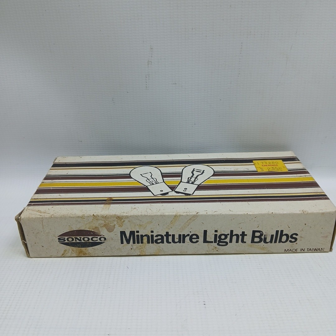 Vtg SONOCO 1157 Turn Signal CLEAR Lamp Light Bulb (Lot Of 10) 12V 32/3CP