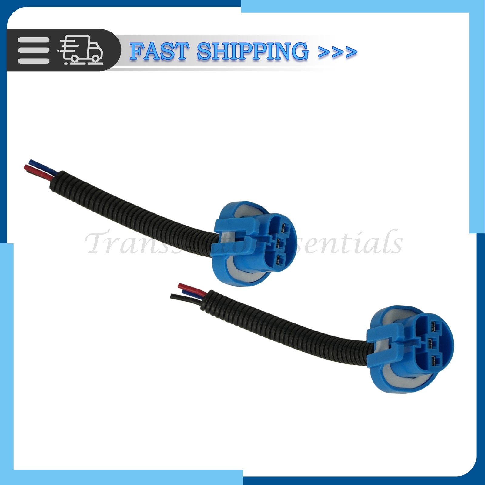 Wire Pigtail Female P 9007 HB5 Plug Connector Head Light Harness Bulb Socket US