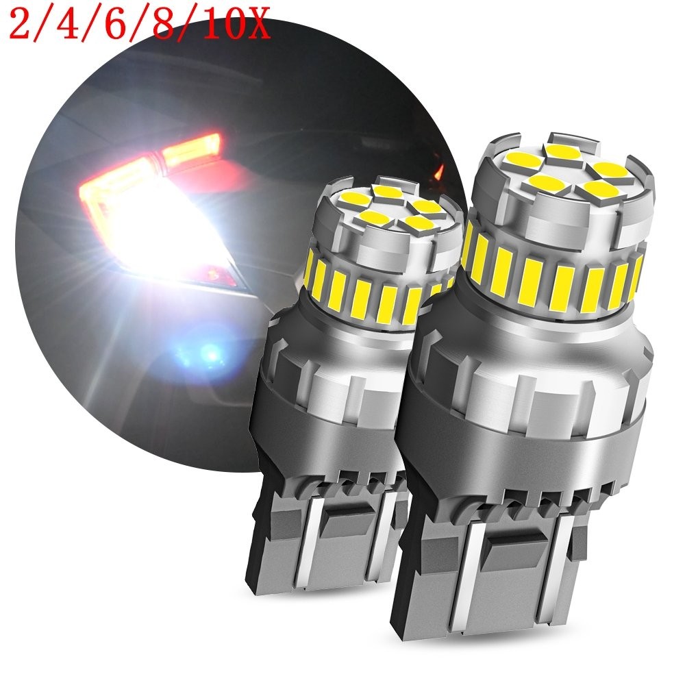 7443 7440 7444 LED Back Up Reverse Light Bulbs Cool White Extremely Bright 2/10x