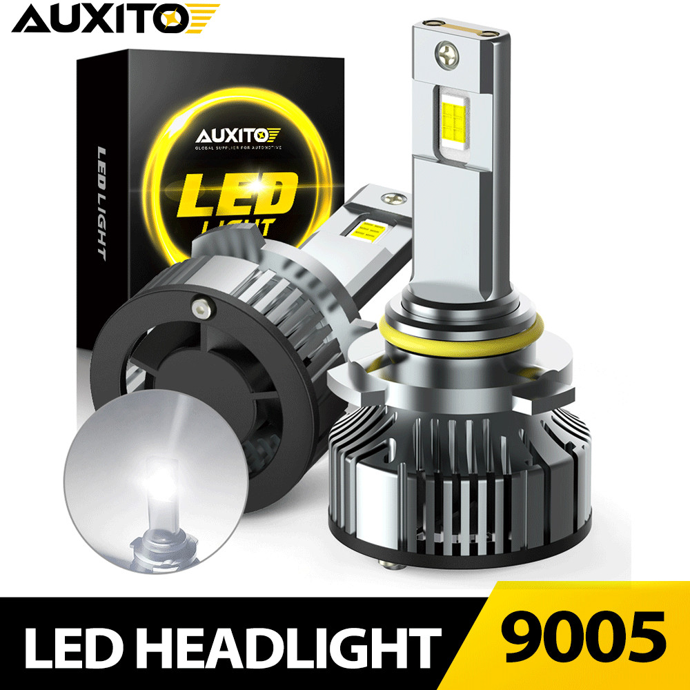 9005 Front LED Headlight Super Bright Bulbs Kit White 40000LM High/Low Beam HB3