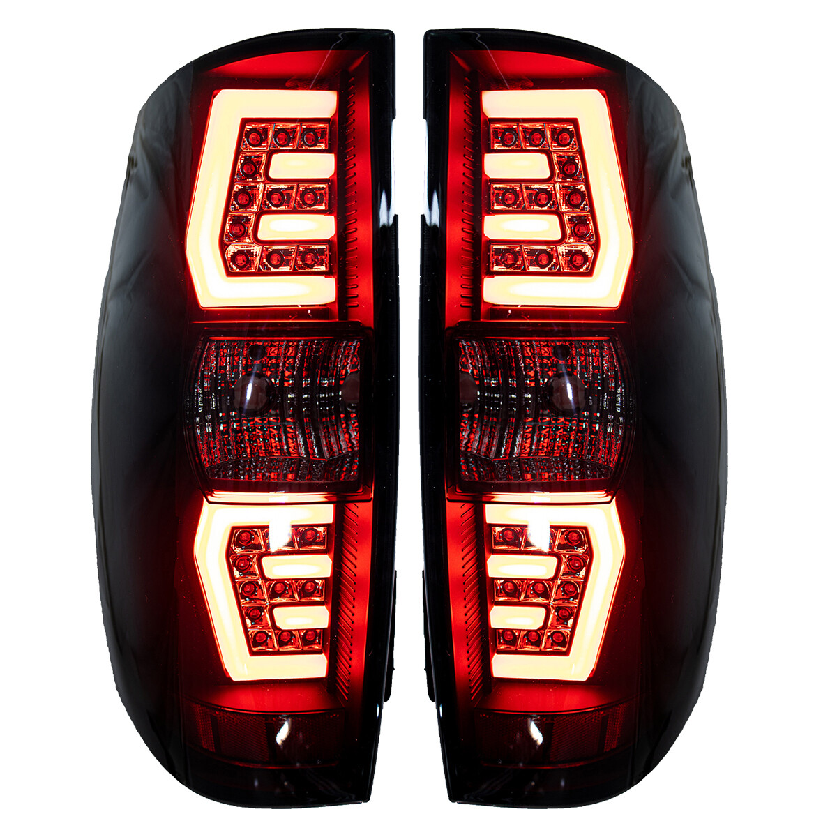 For 2007-2014 Chevy Suburban Tahoe LED Sequential Signal Light Tube Tail Lights