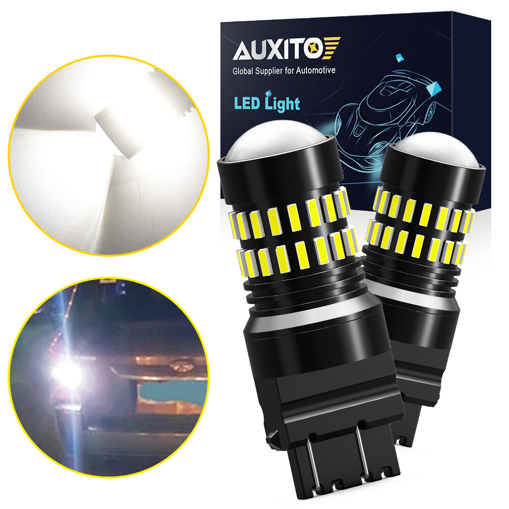 AUXITO 3157 3156 LED Reverse Backup Light Bulbs 6000K White 2400LM Super Bright