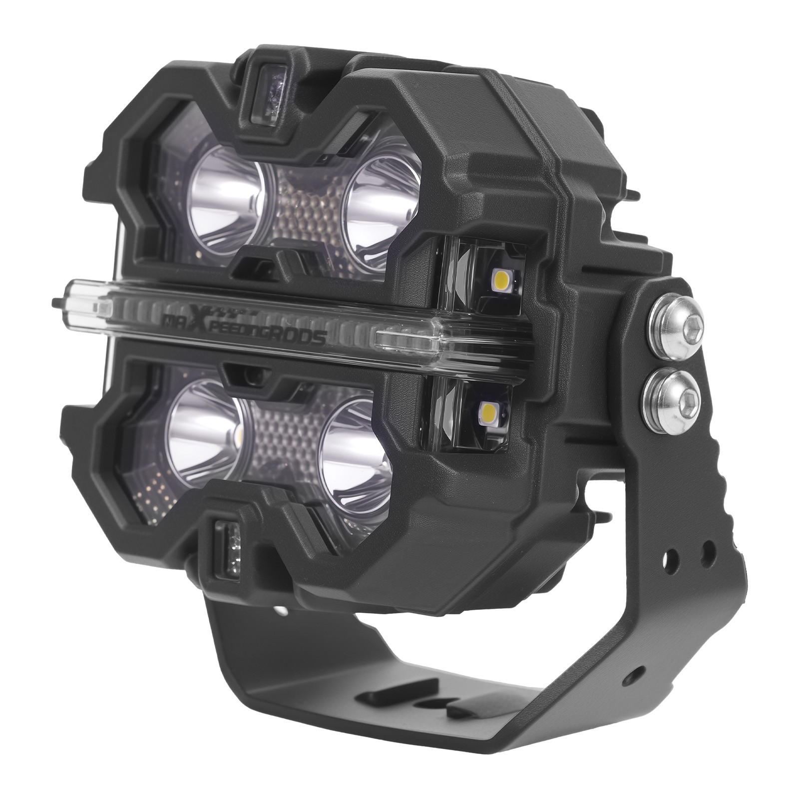 LED Driving Light Pods 3.5″ Aluminum Housing RGB DRL Off Road Spot Beam Lights