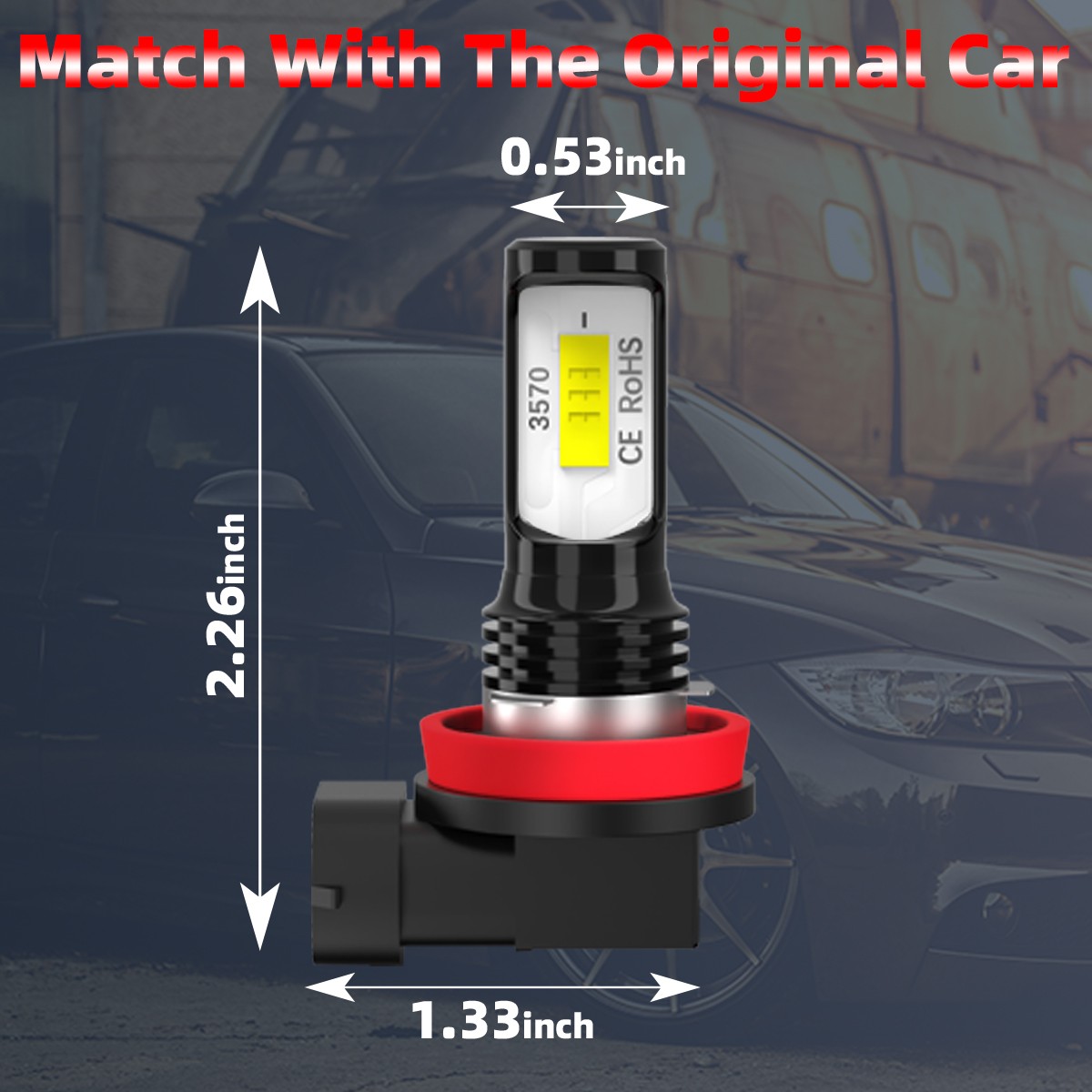 For Mercury Milan 2010-11 LED Headlight KIT Combo Bulbs High Low Fog Beam 6000k