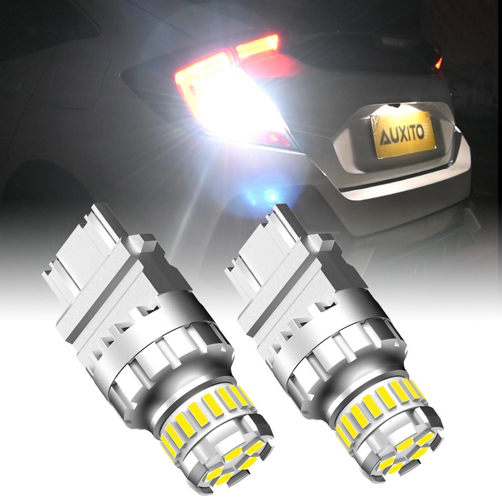 2x 3157 3156 LED Reverse Backup Turn Signal DRL Light Bulbs 6500K White CANBUS