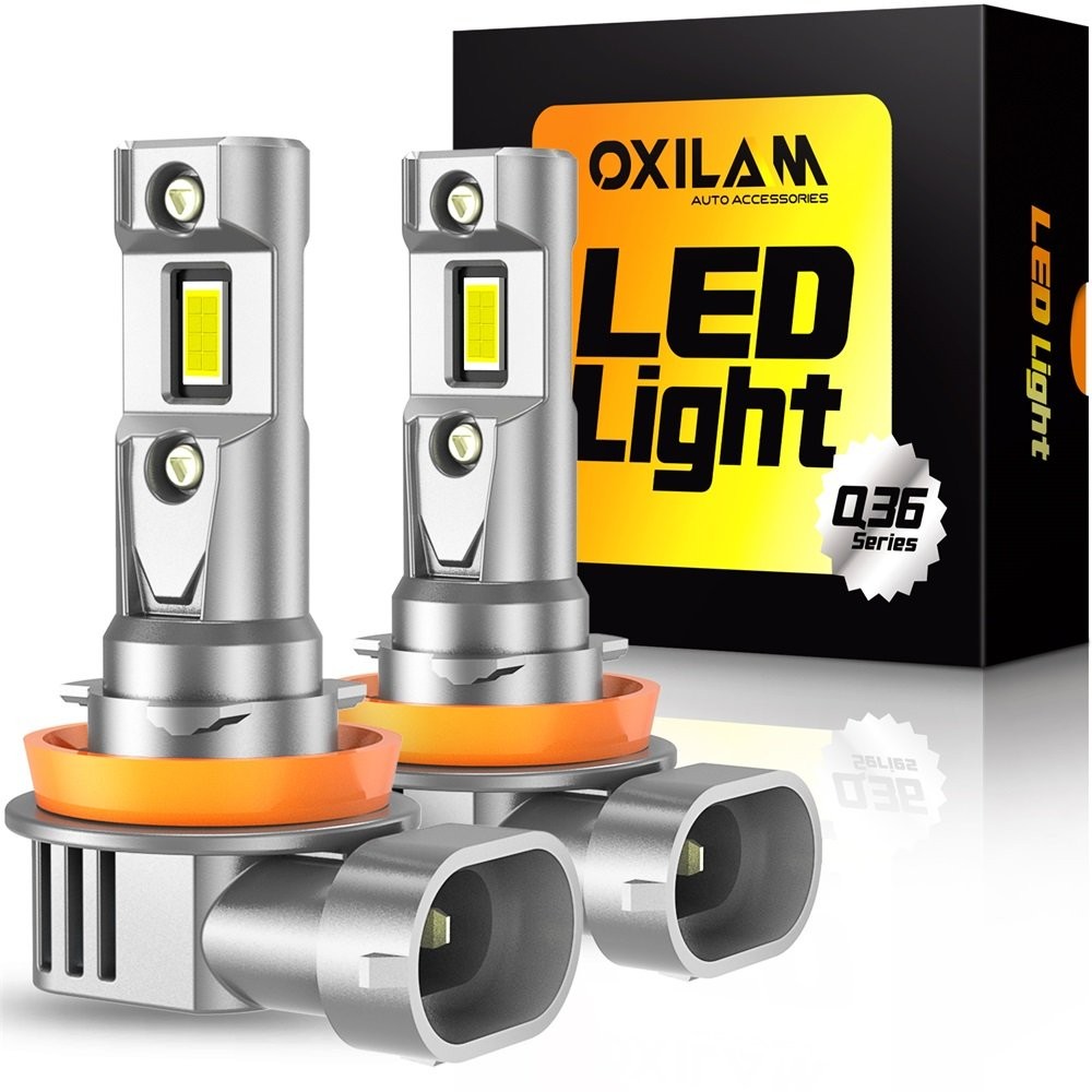 OXILAM Canbus H11 H9 H8 LED Headlight Bulbs Hi Low Beam 60W 60000LM Super Bright