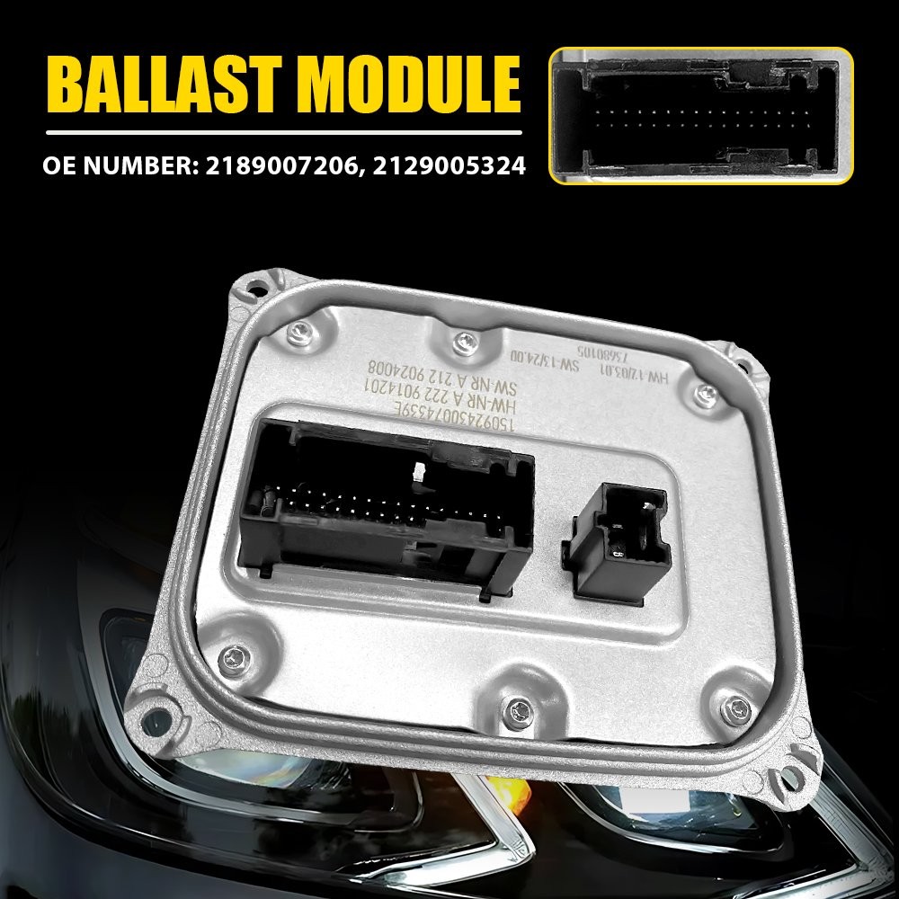 Full LED Headlight Module Control for 2014-2016 Mercedes E300 E350 Aluminum E400