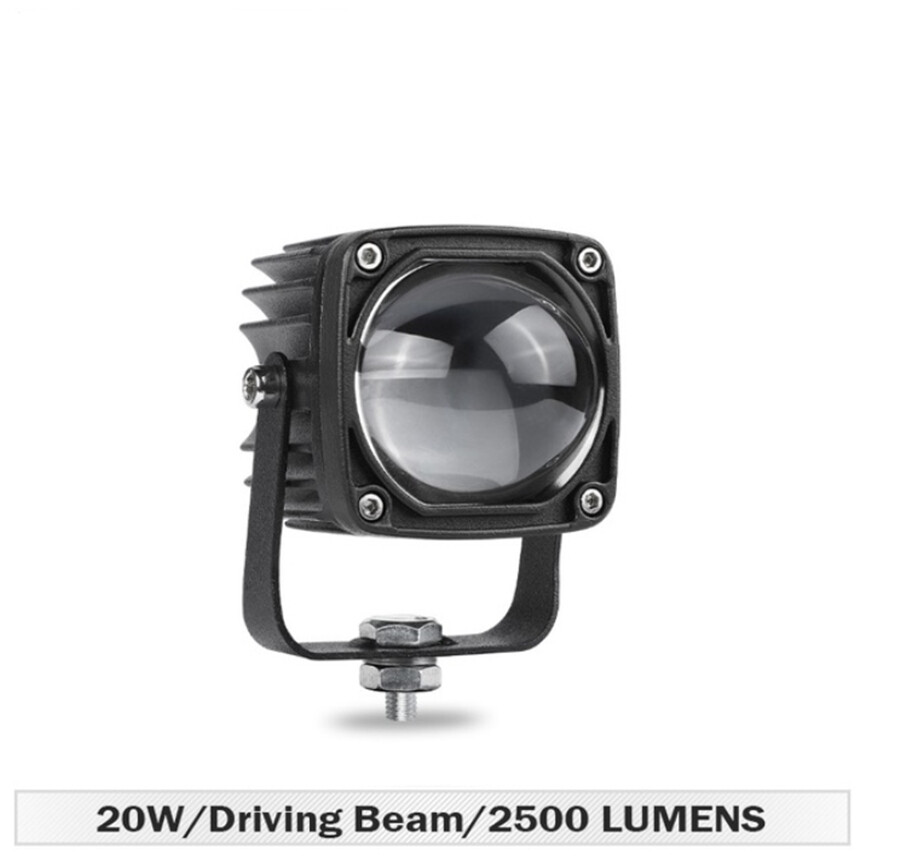 Pickup/Wagon Work Driving Light White ＆ Yellow Aluminum Housing Waterproof