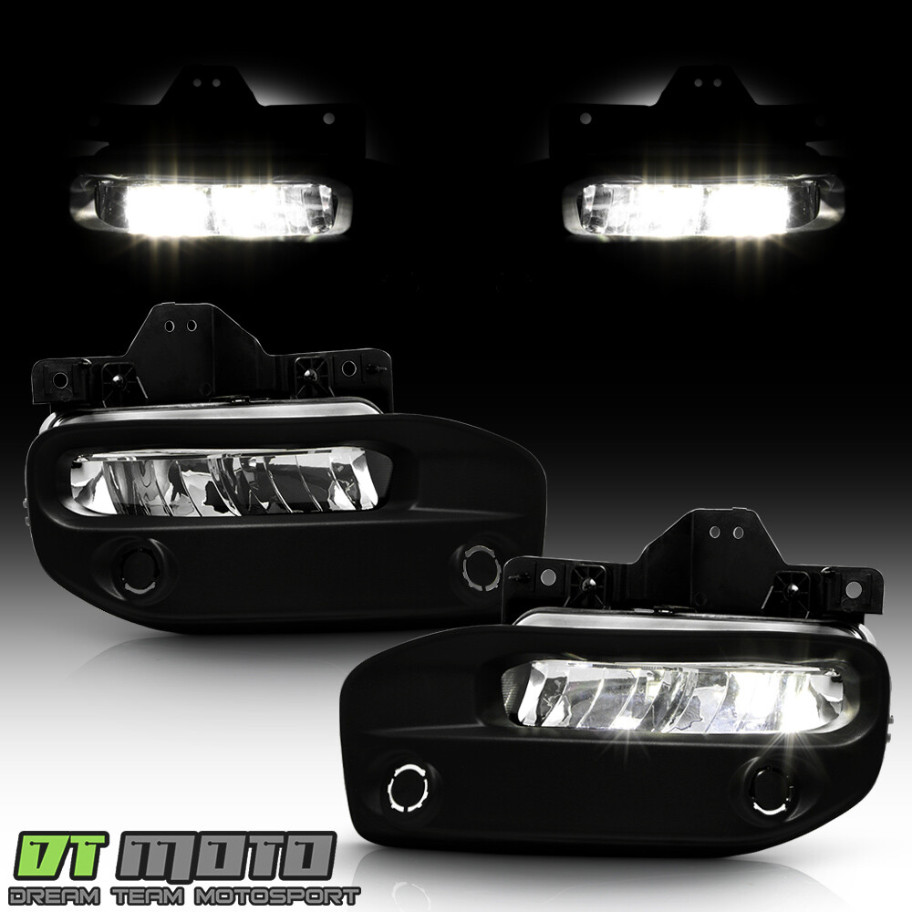 2019-2023 Ram 2500 3500 LED Bumper Fog Lights Driving Lamps w/ Switch Left+Right
