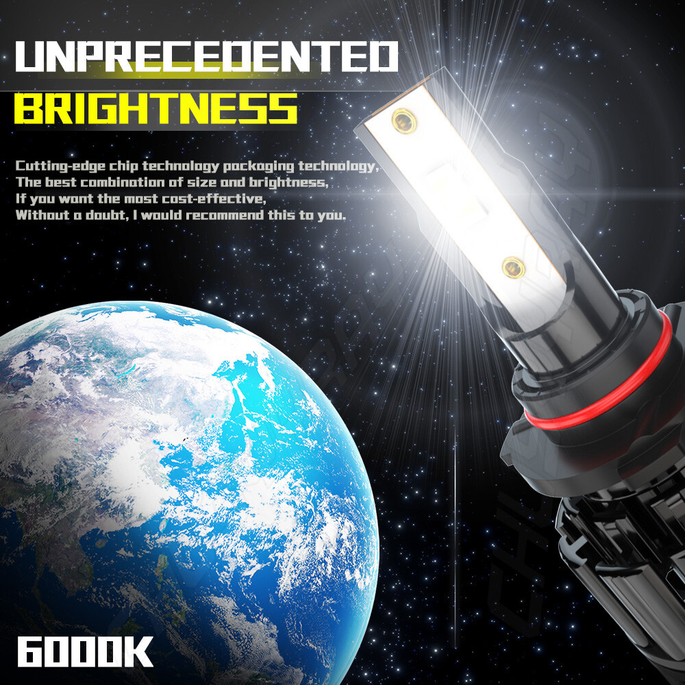 CSP 9005 9006 Combo LED Headlight Kit Hi-Low Beam Bulbs Bright White 720000LM