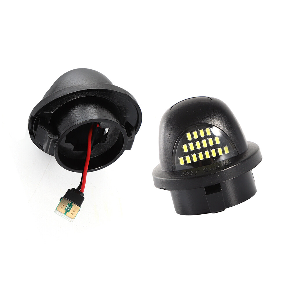 2x LED License Plate Light Tag Lamp Assembly Replacement for Ford F150 F250 F350