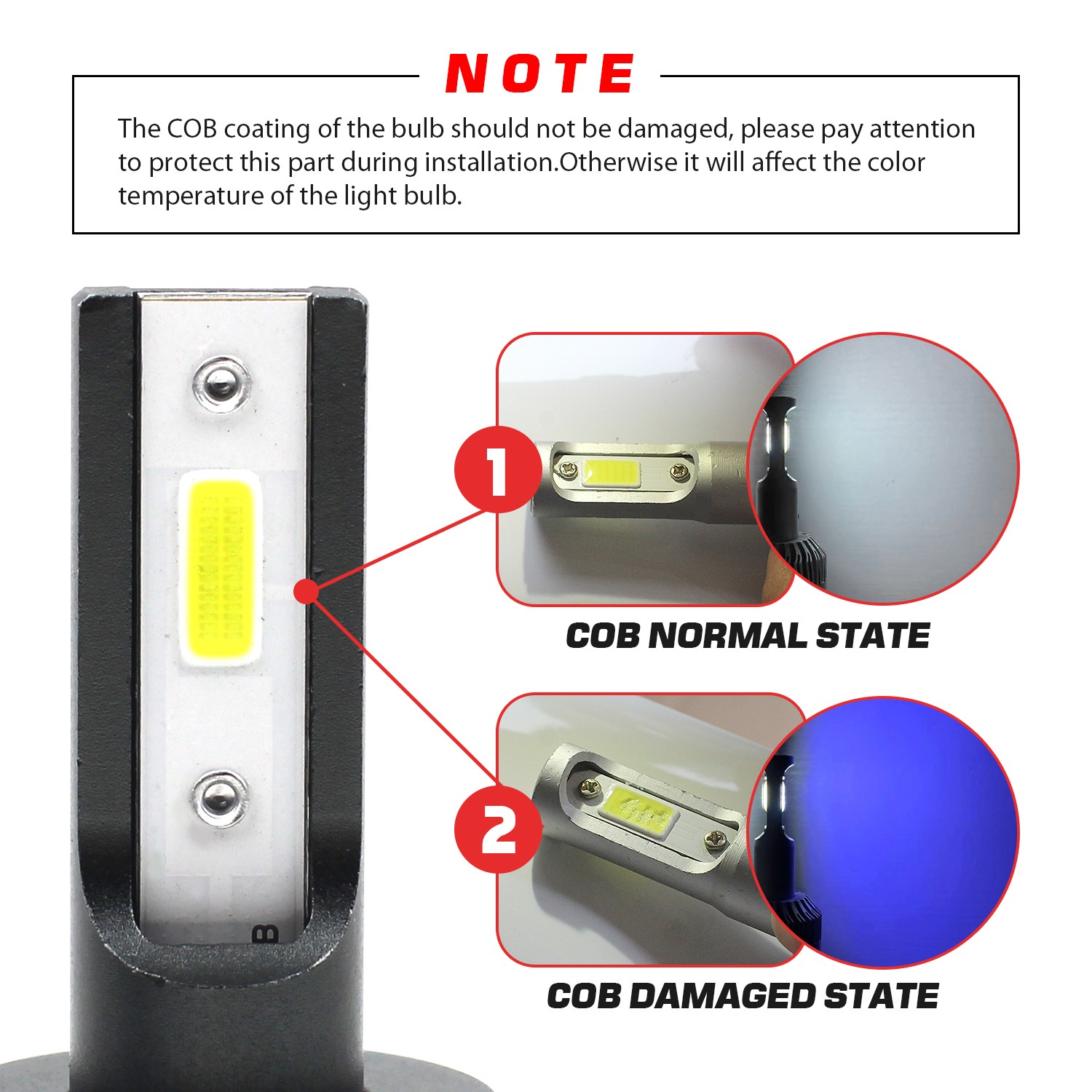 Copper substrate 9005 HB3 LED Headlight Kit Bulbs High Beam White 20000LM/set