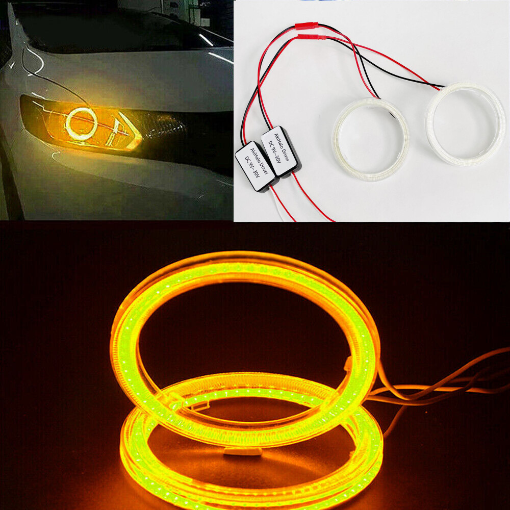 Waterproof LED COB Halo Rings Angel Eyes for DRL Can-am Renegade off-road SUVs