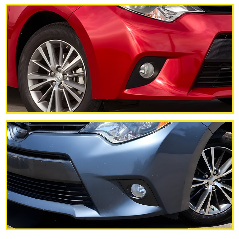 Front Left+Right Bumper Fog Lamp Bezel Cover For 2014 15 16 Toyota Corolla 2-10X