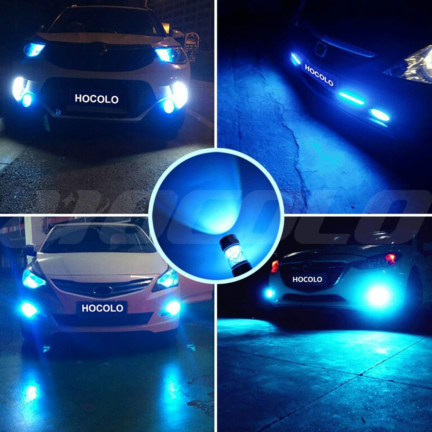 2x 9005 HB3 8000K Ice Blue 100W LED Headlights Bulbs Kit Fog Light DRL Lamps