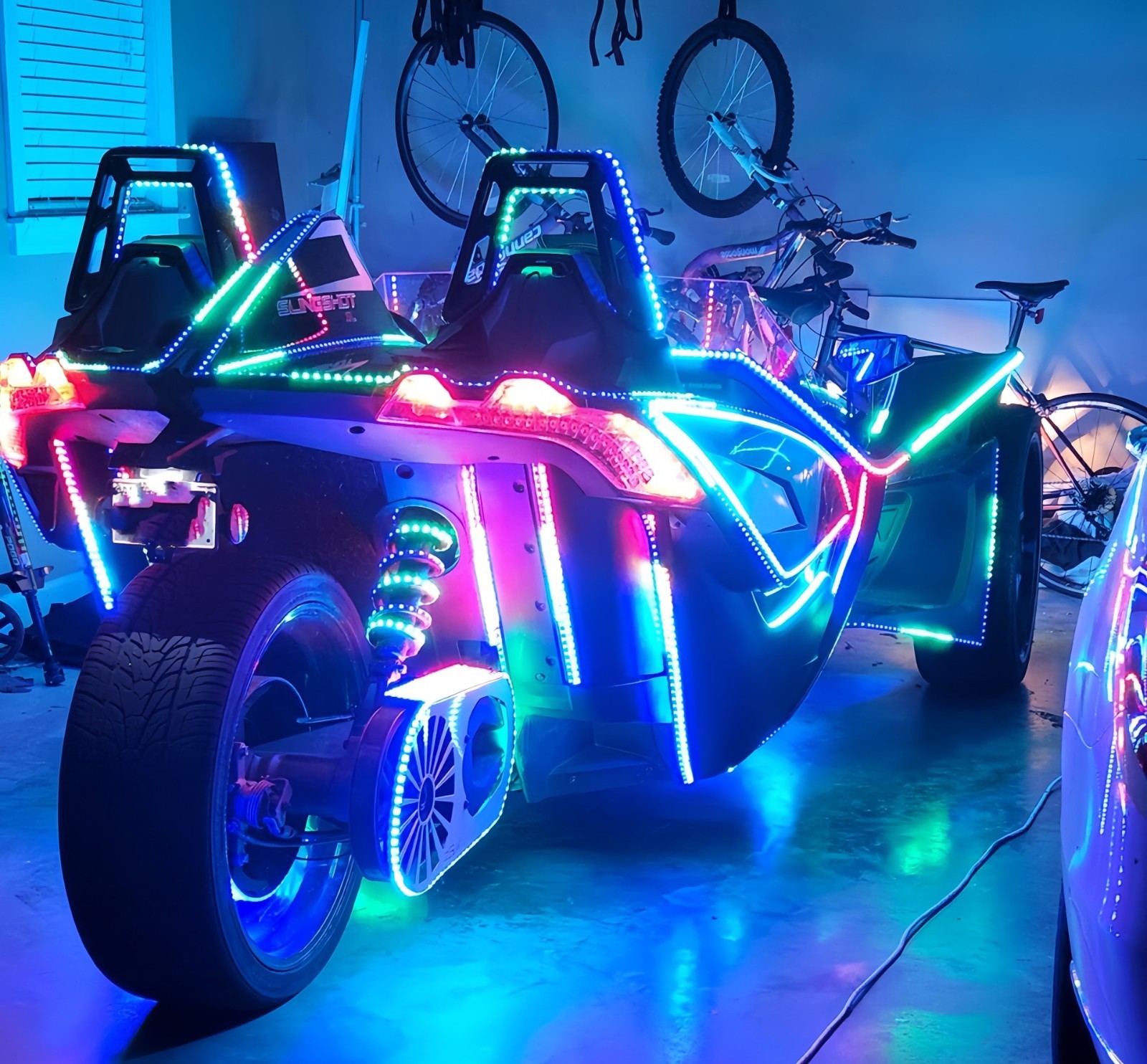 Smoked Full Tinted Black PCB Strips Dream Color CHASING 4FT 6.5FT 16.5FT Lights