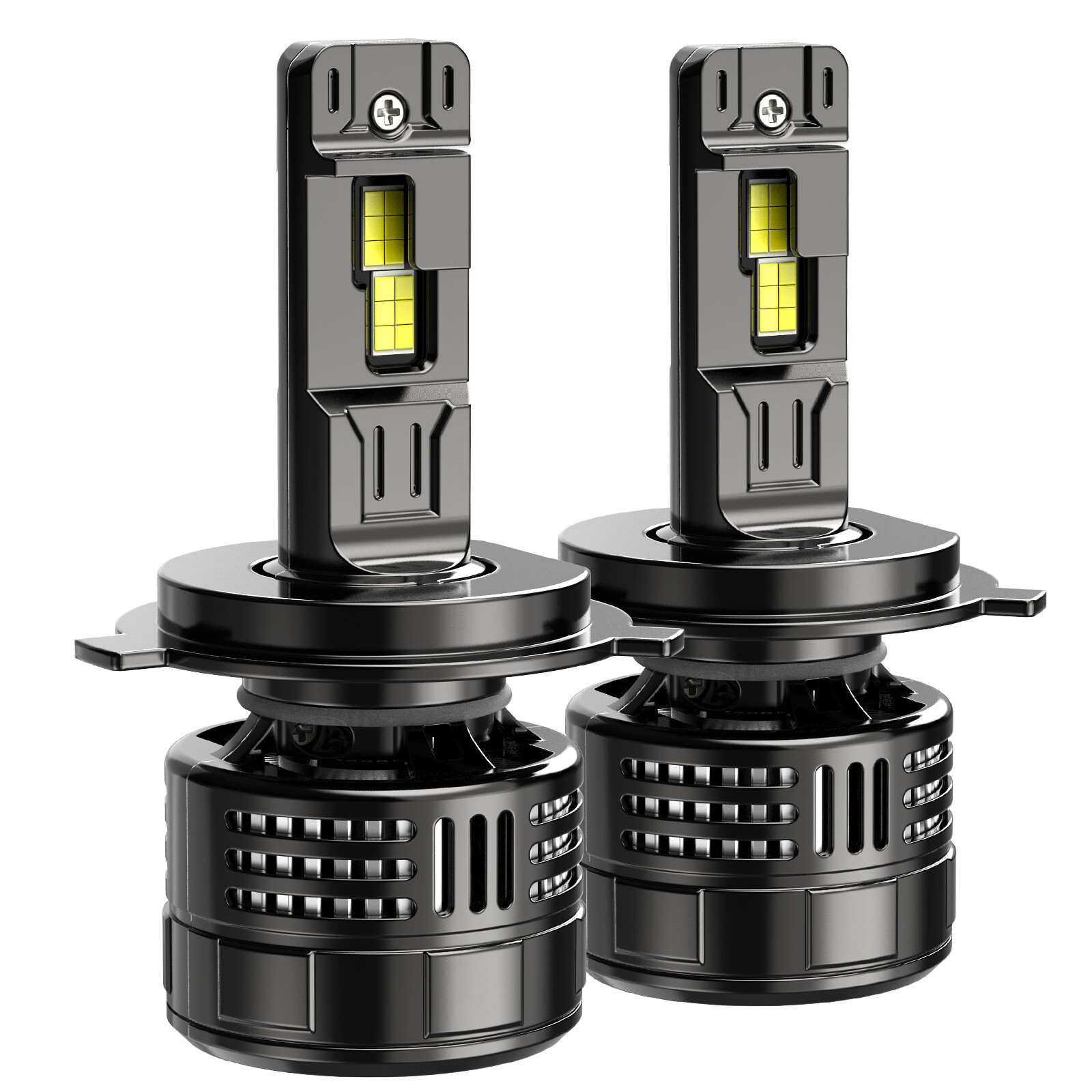 Bevinsee H4 LED Headlight Bulbs High/Low Beam Fog Light 150W 40000LM High Power
