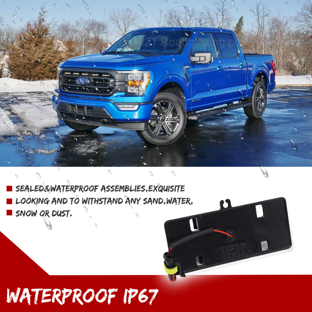 Front Grille Lights for Ford F150 2021 2022 2023 XL XLT Led Grill Amber Lights