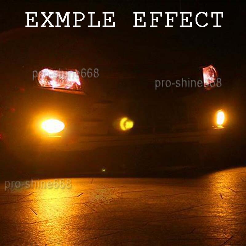 Amber Yellow LED Car Fog Driving Light Bulb Lamp 30SMD 3030 5201 9009 PS24W 5202