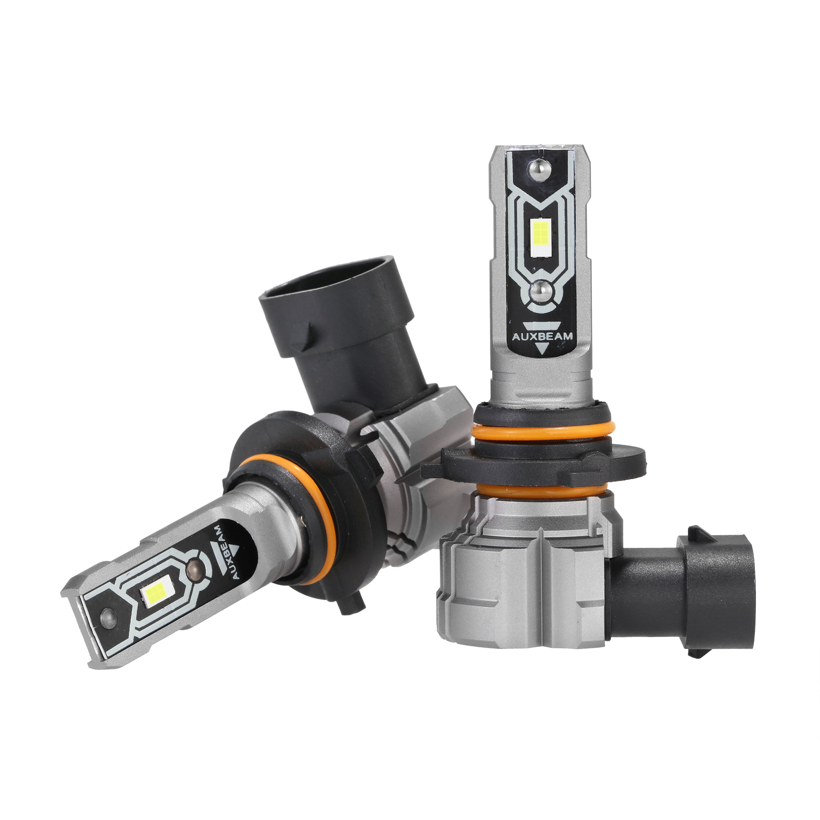 AUXBEAM 9005 HB3 LED Headlight Super Bright Bulbs Kit White 6500K High/Low Beam