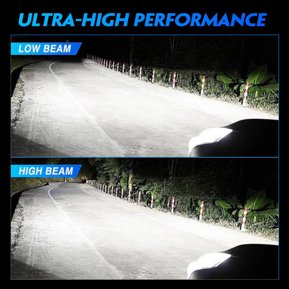 NOVSIGHT 9005 9006 LED Headlight HB3 HB4 Bulbs Kit 6500K White 80000LM Canbus 4x