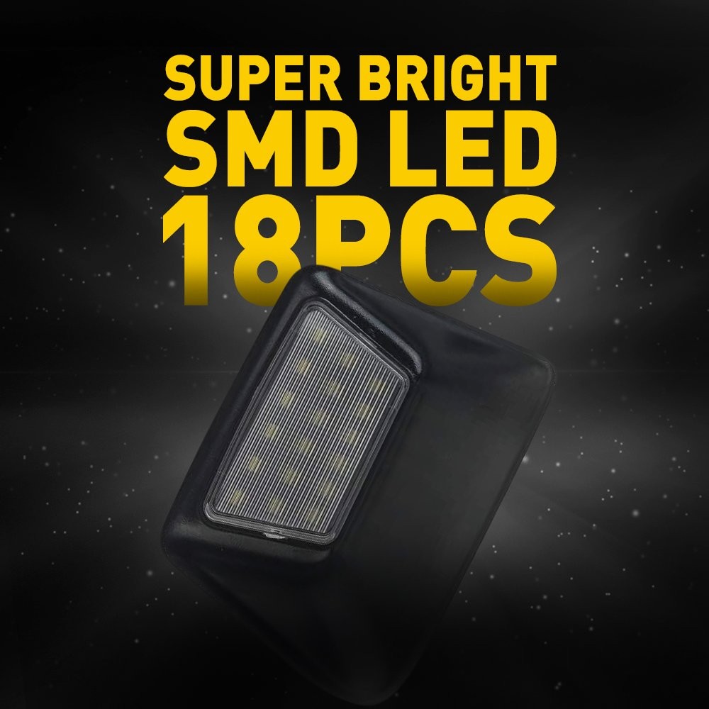 For 2004-2012 GMC Canyon White LED License Plate 1000LM Lights 5500K Replace Kit