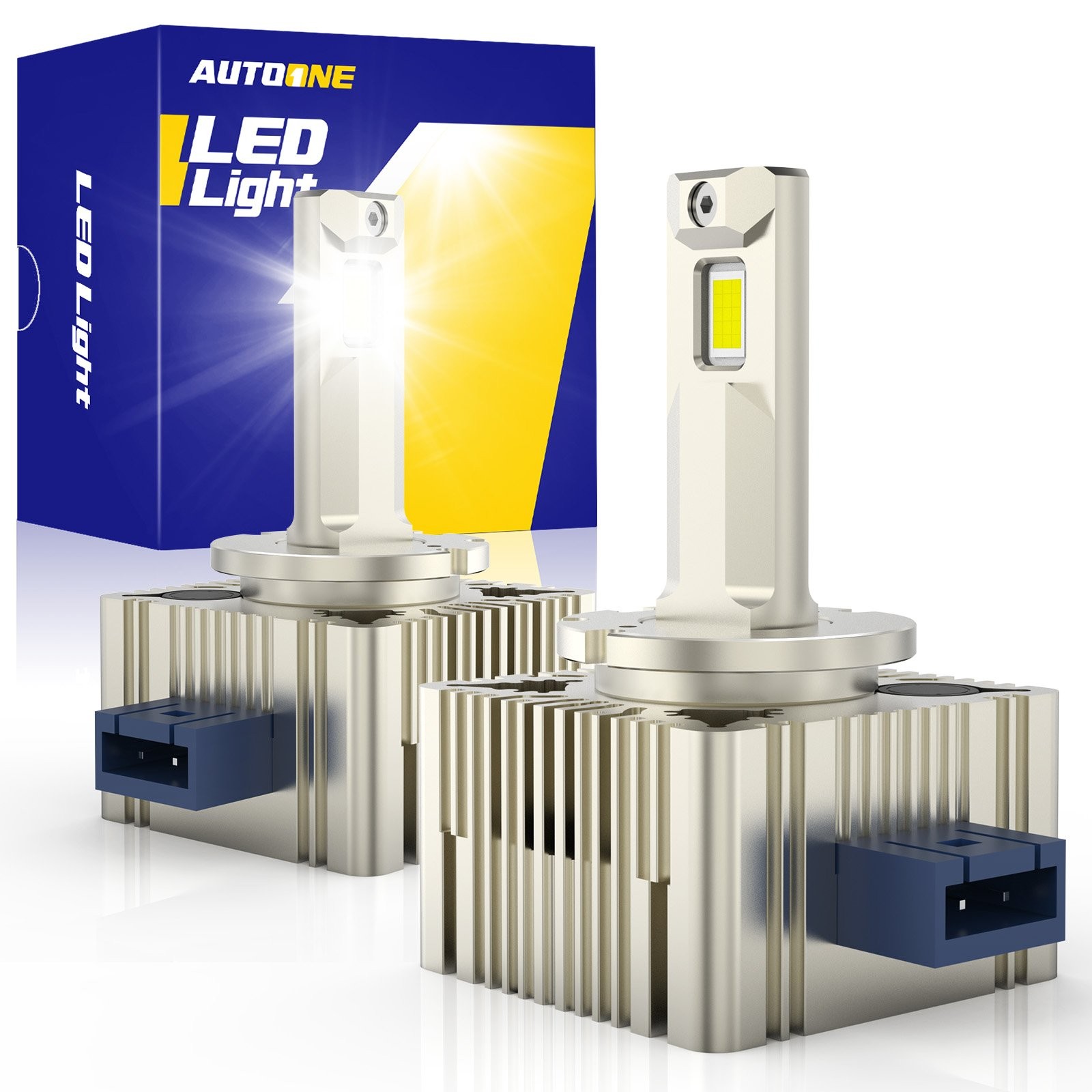 LED Headlight Bulb D3S D3R High Low Beam HID Xenon Conversion Kit 24000lm 2pcs C