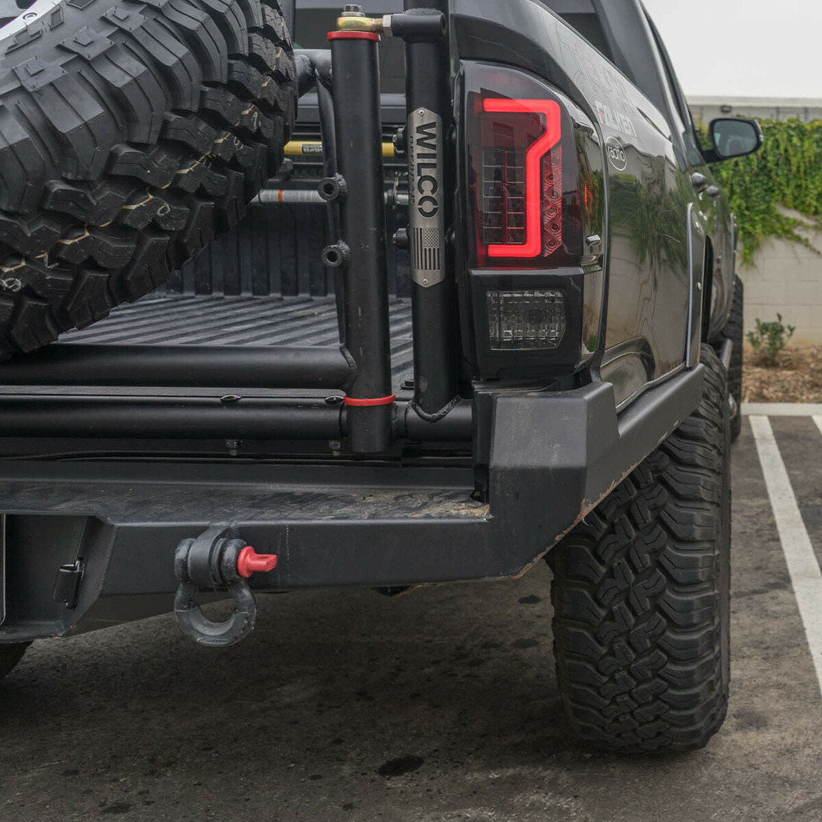 For 2016-2023 Toyota Tacoma Pickup Tail lights LED DRL Brake Lamp Smoke Lens