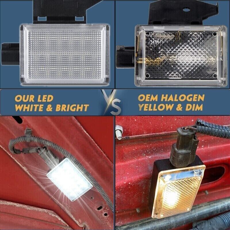 LED Underhood Hood Courtesy Light For Dodge RAM Charger Jeep Wrangler Chrysler