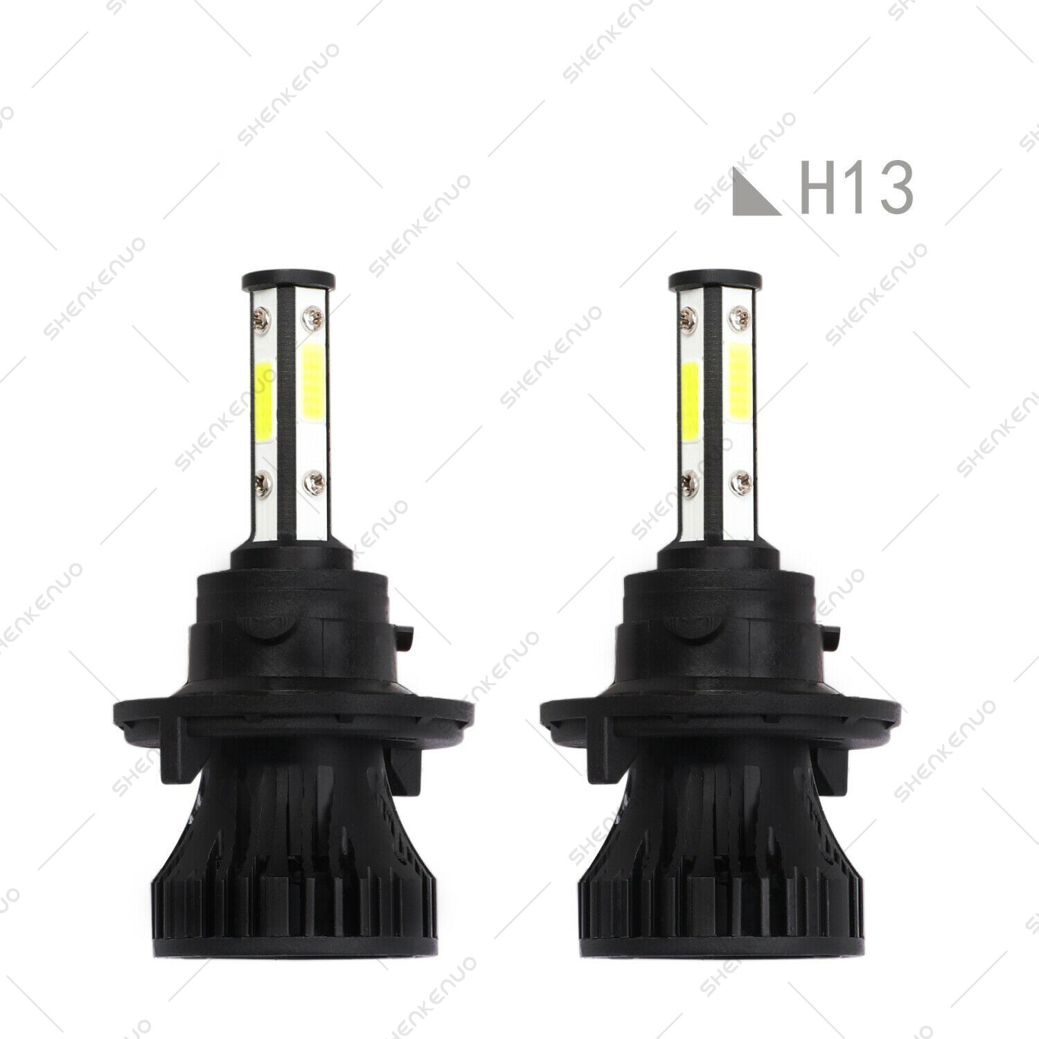 For Chrysler Aspen 2007-2009 Combo 9008 H13 9145 LED Headlight Fog Light 4 Bulbs