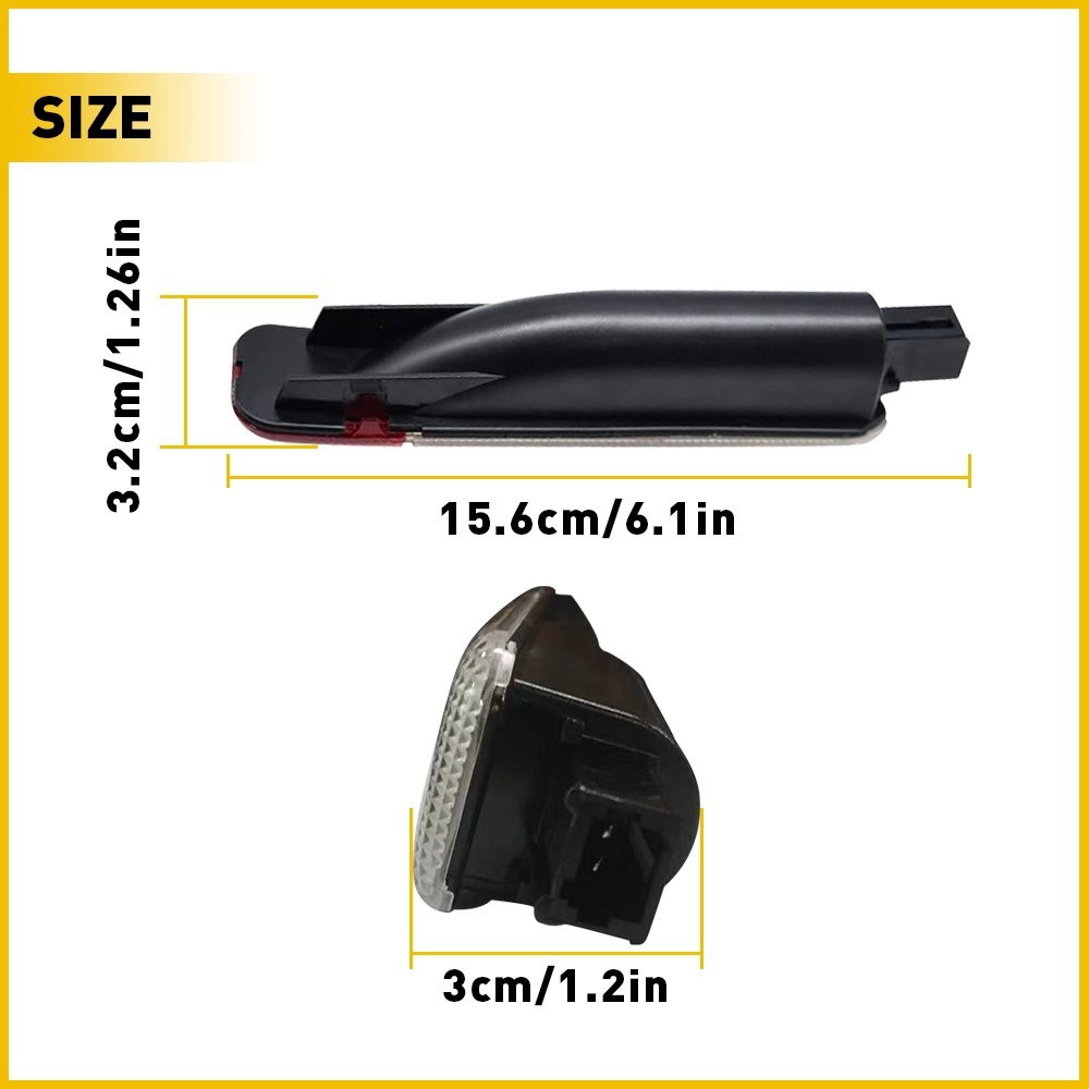 2PCS LED Door Courtesy Light Lamp Fit Chevrolet 2002-2006 Avalanche 1500 2500
