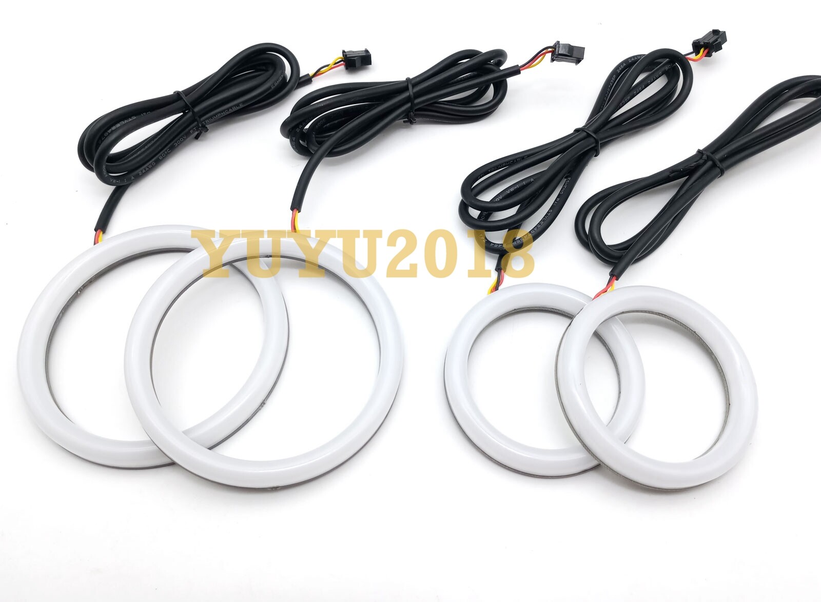 Dream color halo ring Flow series Chasing RGB LED Turn Signal Bluetooth DRL lamp