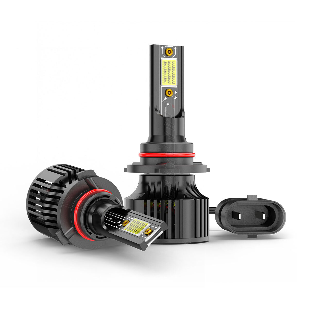 6X 9005 H11 9145 LED Headlight Bulbs Kit Hi-Lo Beam + Fog Light Combo