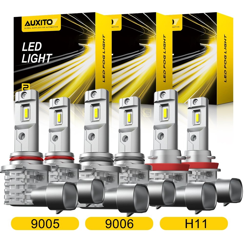6×9005 9006 H11 LED Combo Headlight High Low Beam Bulb Fog Light Kit White 6500K