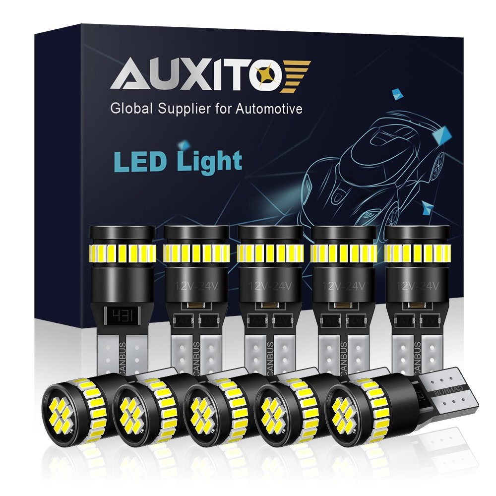 T10 1000LM LED White Bright 194 168 3014 W5W Car Light Bulb For BMW Toyota 6000K