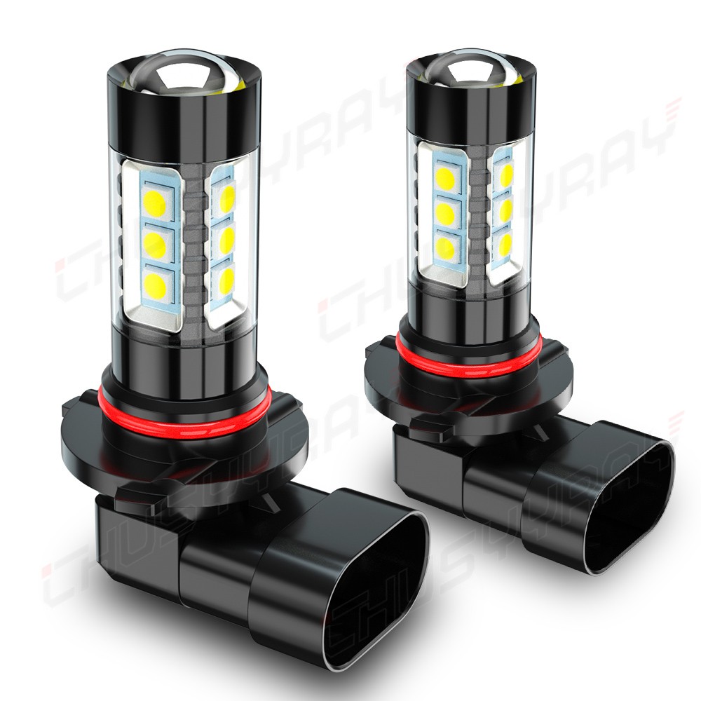 2 Pack CHUSYYRAY H10 9140 9145 LED Foglight Bulb 6K White 1:1 Size Ultra Bright