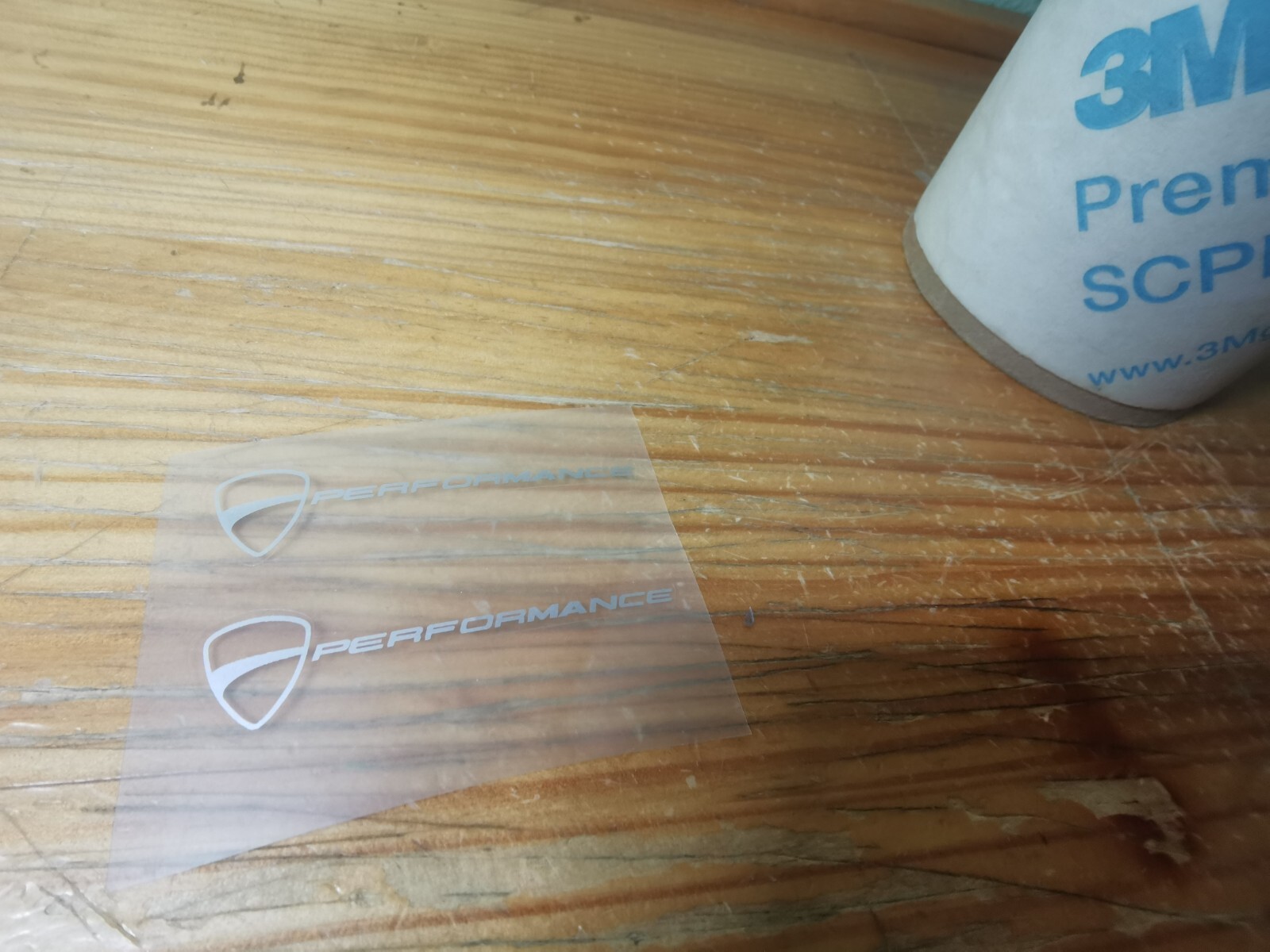 Ducati Performance silver X2 decal set vinyl stickers stickers ステッ