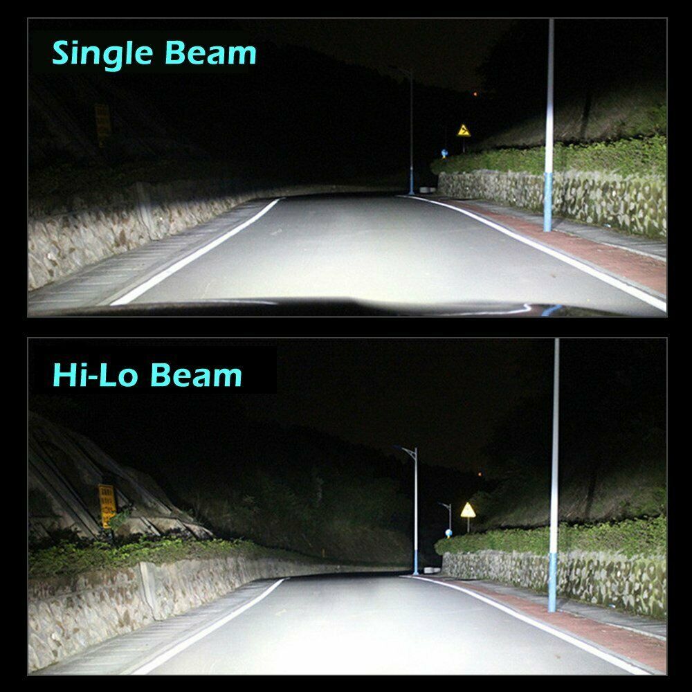 6X COB LED Headlight+Fog Light 9005/HB3+H11/H9/H8+9145 High/Low Beam Kit