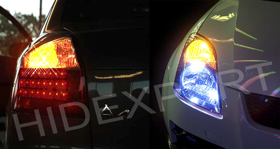 4 piece T10 LED High Power Yellow Plug & Play Rear Sidemarkers Light Bulb S288