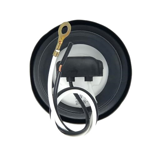2″ Round Red 9 LED Light Trailer Side Marker Clearance Grommet & Plug – QTY 2