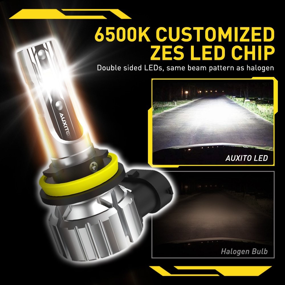 H11 LED Headlight Kit Low High Beam Super Bright 6000K White Bulbs 1-10Set