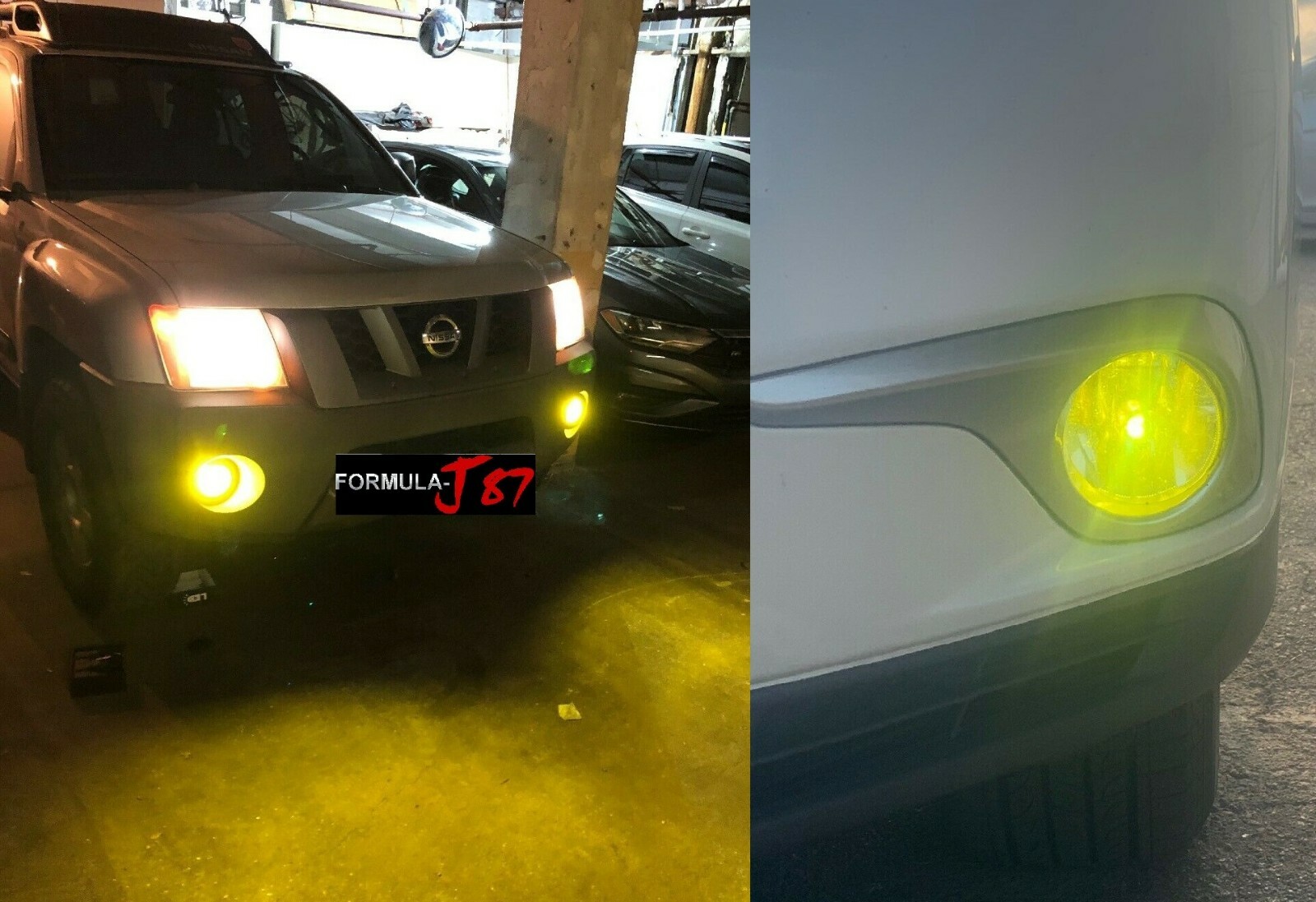 LED Kit M10 100W 9012 HIR2 3000K Yellow Two Bulb Headlight Dual Beam Replacement