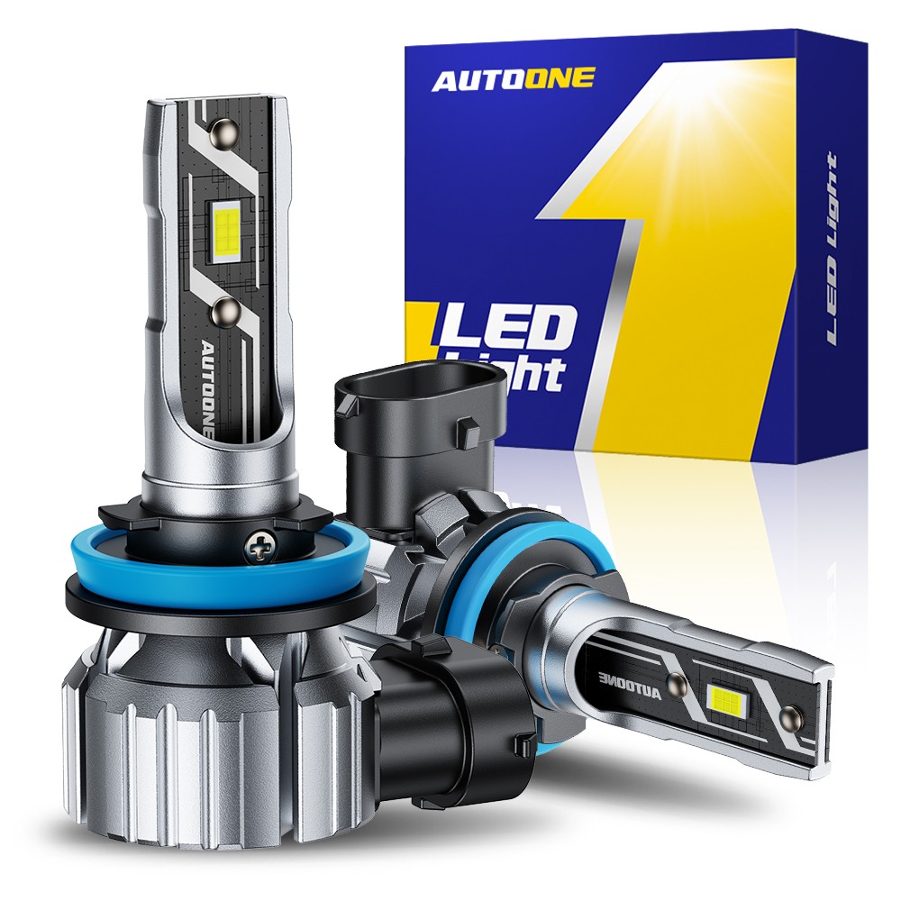 H11 H8 H9 LED Headlight Super Bright Bulbs White 6500K 30000LM Hi&Low Beam 2-20X