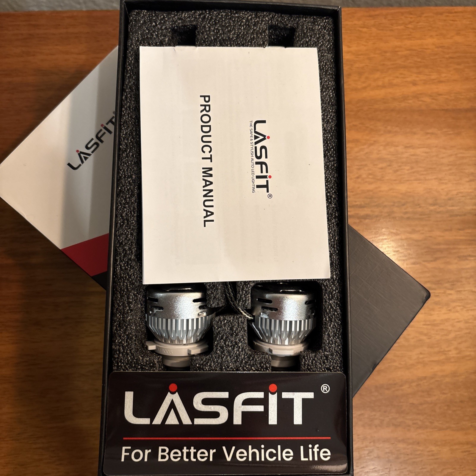 LASFIT LA1105 6000LM HIGH BEAM AND LOW BEAM LED BULB SET BRAND NEW!