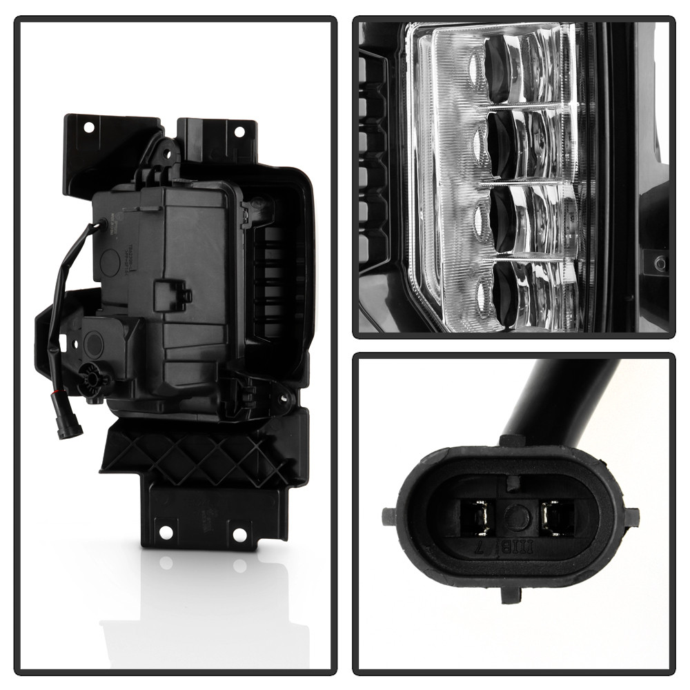 2020-2023 GMC Sierra 2500HD 3500HD LED Bumper Fog Lights Driving Lamps w/ Switch
