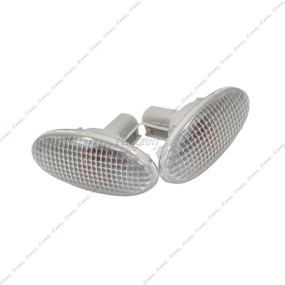 Pair Clear Front Fender Side Marker Indicator Lights For MAZDA BT-50 2006-2011